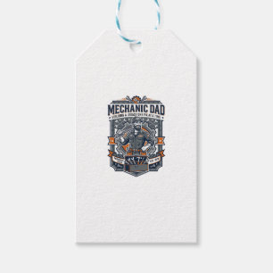 Father Day Mechanic Dad Shirt Funny Working Dad Gi Gift Tags
