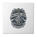 Father Day Mechanic Dad Shirt Funny Working Dad Gi Tile<br><div class="desc">Father Day Mechanic Dad Shirt Funny Working Dad Gift Design 2_1</div>