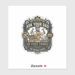 Father Day Repair Dad Shirt Ask Your Dad He Fixes 