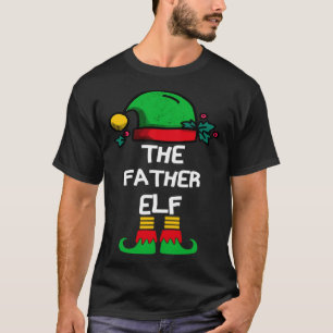 FATHER Elf Matching Group Xmas Family Christmas T-Shirt