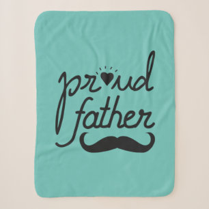 Father Gift Proud Daddy Sherpa Blanket