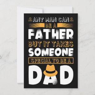 Father Gift Someone Special To Be A Dad Invitation