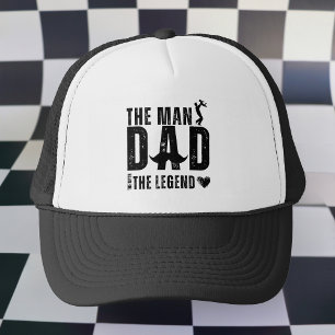 Father Gift The Man The Myth The Legend Dad Cool  Trucker Hat