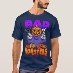 Father Halloween Costume Dad of Monsters Witch Mag T-Shirt