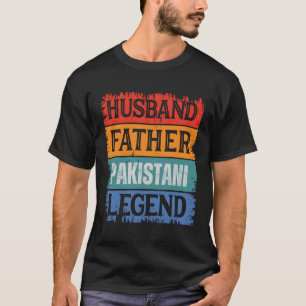 Father Husband Pakistani Legend Proud Dad Papa T-Shirt
