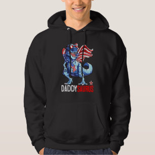 Father Idea Dinosaur Family Dadsaurus T Rex 4th Of Hoodie