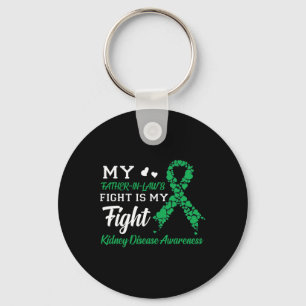 Father-in-laws Fight Is My Fight Kidney Disease Aw Keychain