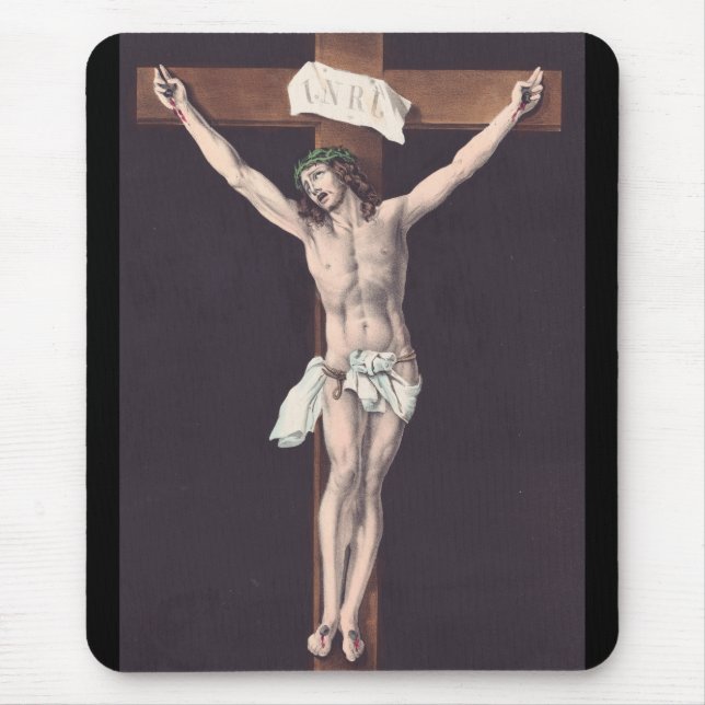 Father, into thy hands I commend my spirit Mouse Pad (Front)