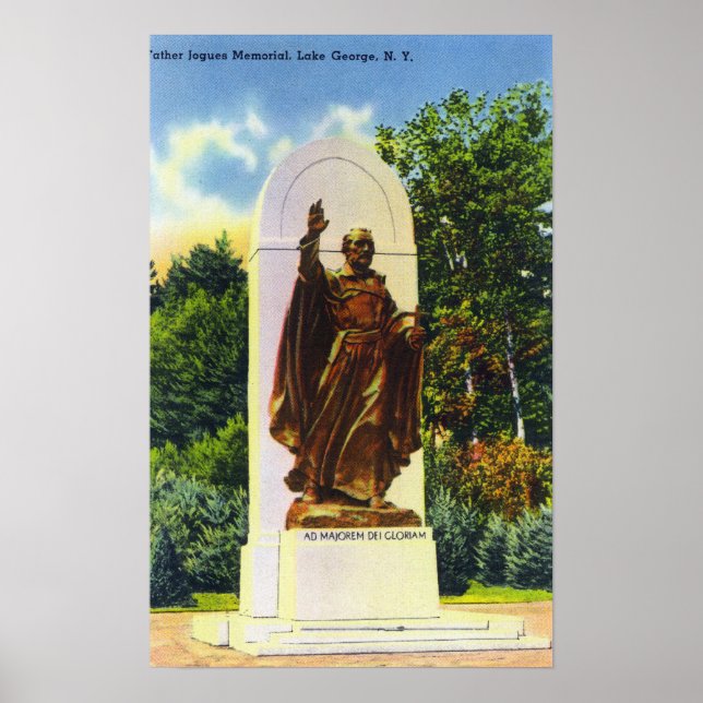Father Jogues Memorial View Poster (Front)