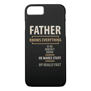Father Knows Everything - Father and Grandpa Gifts Case-Mate iPhone Case