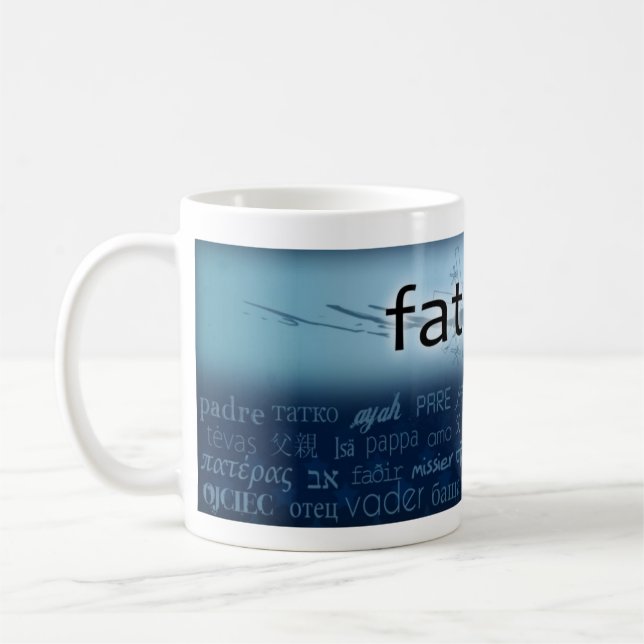 "Father - Languages Coffee Mug (Left)