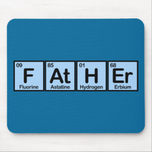 Father Made of Elements Mouse Pad