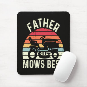 Father Mows Best Mouse Pad