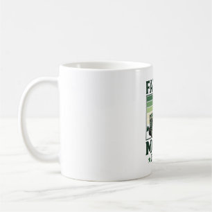 Father Mows Best Vintage Lawn Mower Shirt Design_1 Coffee Mug