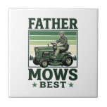 Father Mows Best Vintage Lawn Mower Shirt Design_1 Tile<br><div class="desc">Father Mows Best Vintage Lawn Mower Shirt Design_1</div>