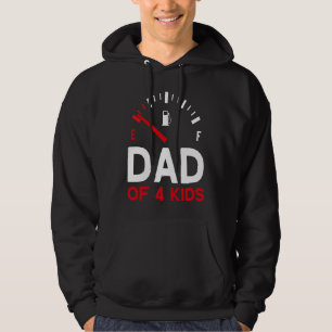 Father of 4 children Father's Day Dad Hoodie