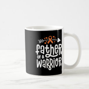 Father Of A Warrior Dad Family Leukaemia Cancer Aw Coffee Mug