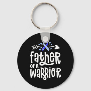 Father Of A Warrior Hydrocephalus Awareness Family Keychain