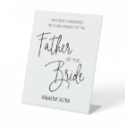 Father of Bride Memorial Reserved Chair Wedding