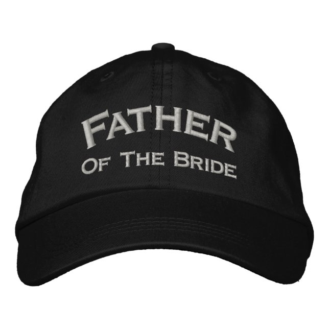 Father Of Bride Wedding  Embroidered Hat (Front)