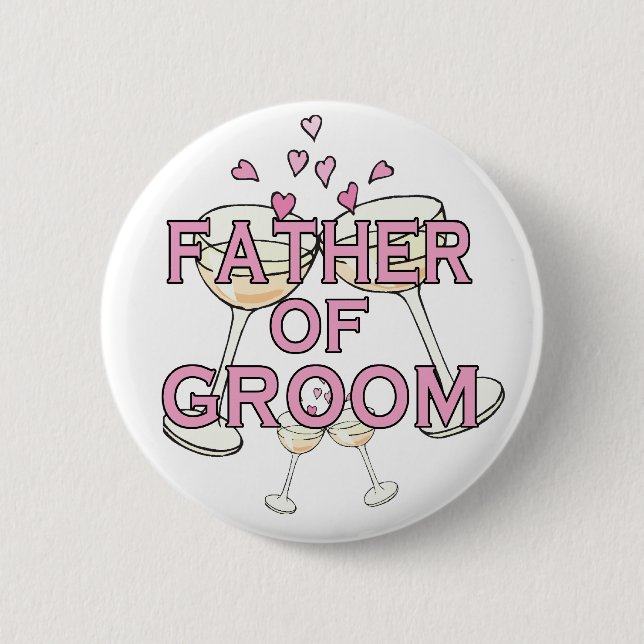 Father of Groom ID Button (Front)