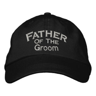 Father Of Groom Wedding Embroidered Hat