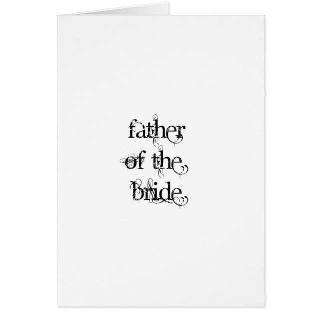 Father of the Bride (Front)