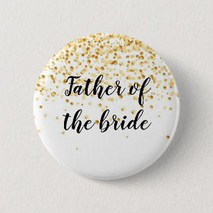 Father of the bride 2 inch round button