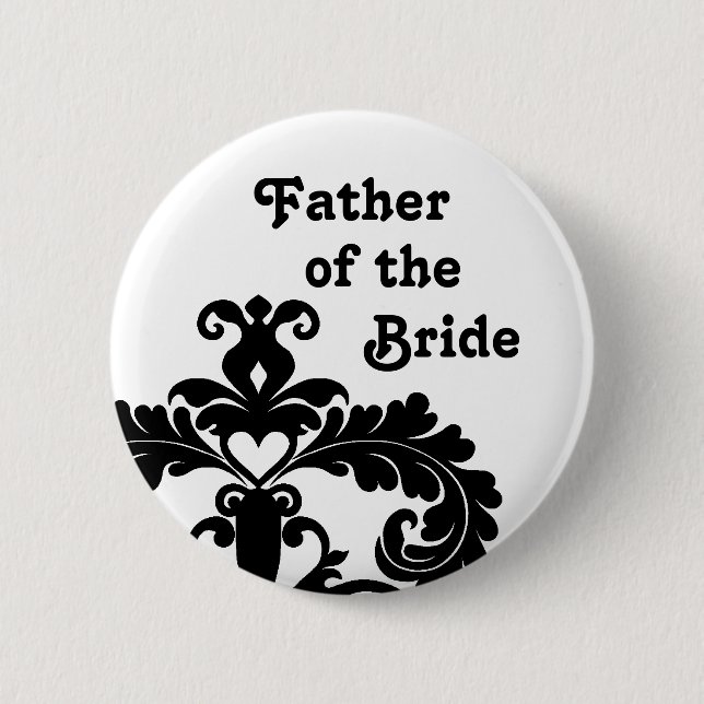 Father of the Bride 2 Inch Round Button (Front)