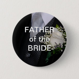Father Of The Bride 2 Inch Round Button