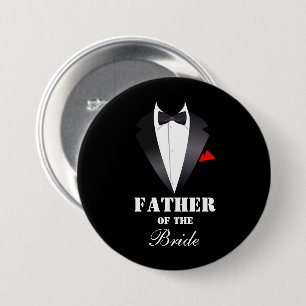 Father of the Bride  3 Inch Round Button