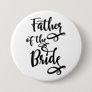 Father of the Bride 3 Inch Round Button