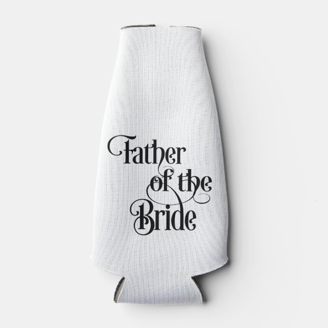 Father of the Bride Bottle Cooler (Front)