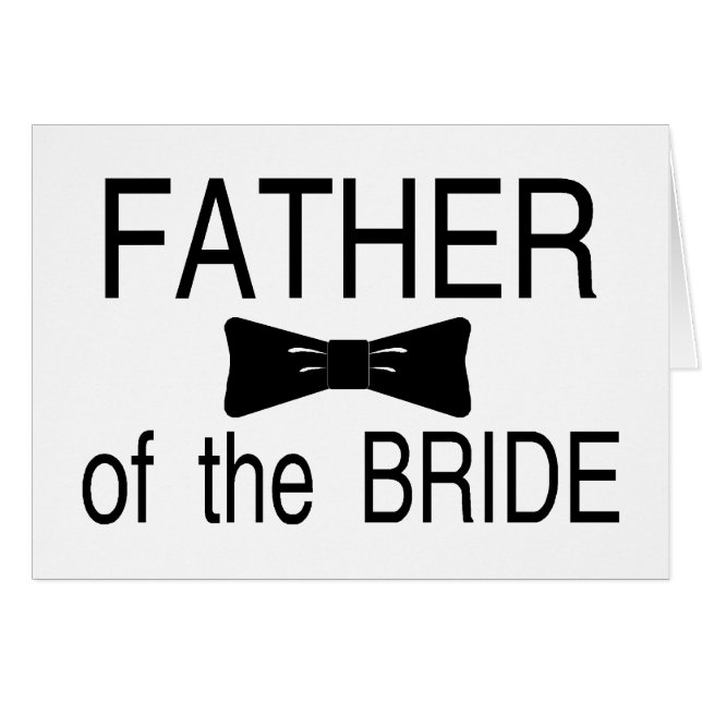 Father Of The Bride Bowtie (Front Horizontal)