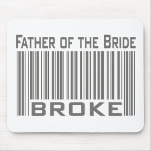 Father of the Bride Broke Mouse Pad