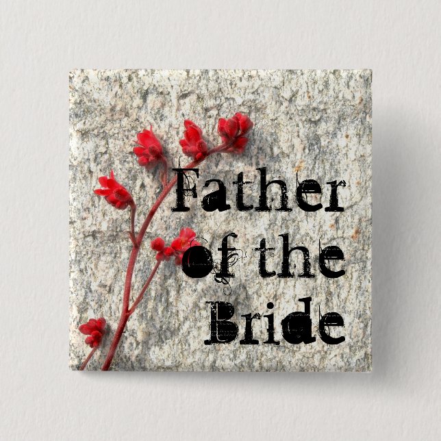 Father of the Bride Button (Front)
