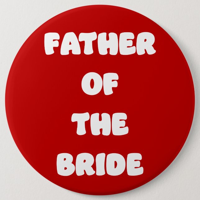 Father of the Bride Button (Front)