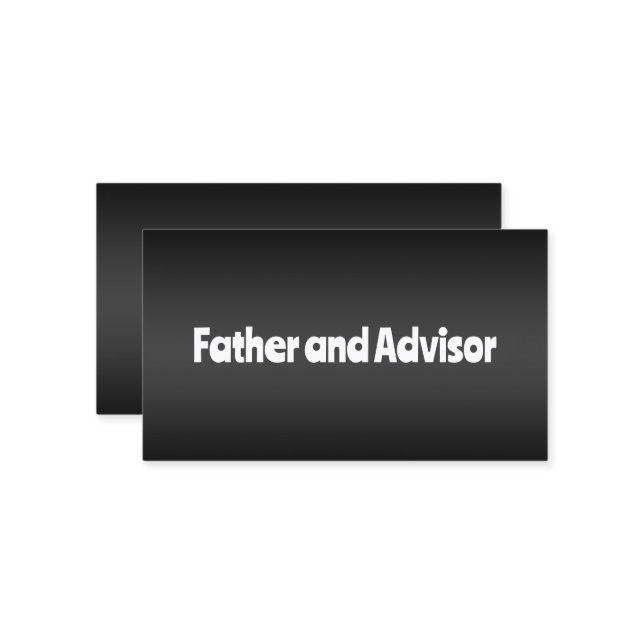 Father of the Bride Calling Card (Front/Back In Situ)