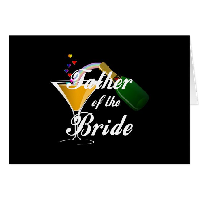 Father of the Bride Champagne Toast (Front Horizontal)