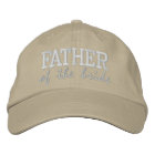Father of the Bride: Customizable Wedding Cap