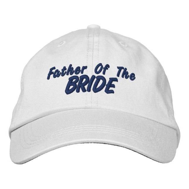 Father of the Bride Embroidered Hat (Front)