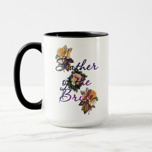 Father Of The Bride Floral Mug