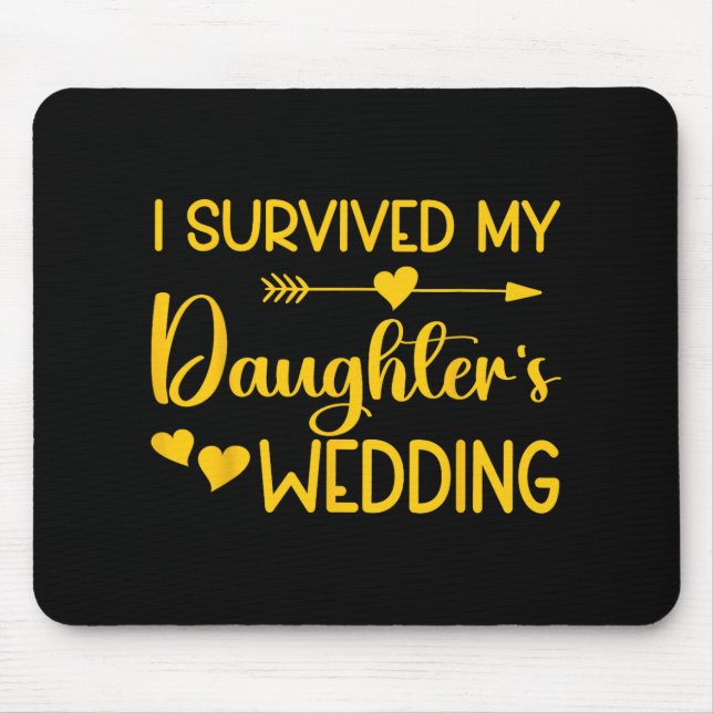 Father Of The Bride Funny Bridal Bachelor Party Da Mouse Pad (Front)
