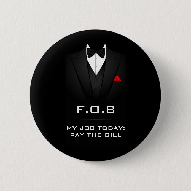 Father of the Bride Funny Customizable 2 Inch Round Button (Front)