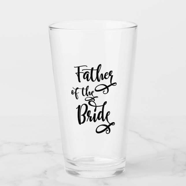 Father of the Bride Glass (Front)