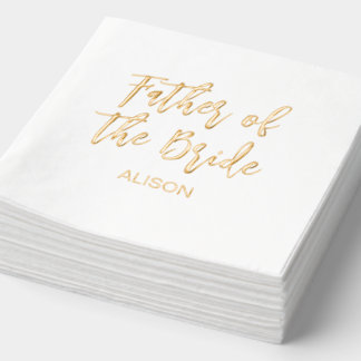 Father of the Bride Gold White 