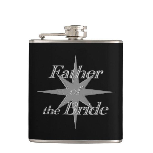 Father of the Bride Hip Flask (Front)