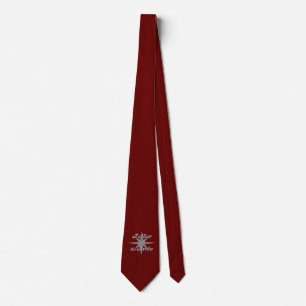 Father of the Bride Maroon Tie