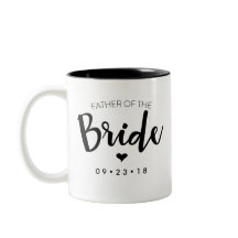 Father of the Bride Mug Personalize Your Date