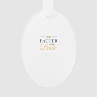 Father of the bride ornament
